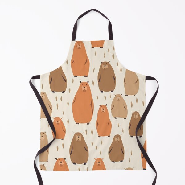 Item preview, Capybara Pattern | Sticker designed and sold by NicolasGlowArt.