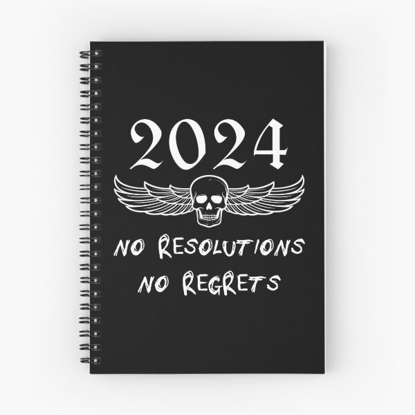 Item preview, 2024 No Resolutions No Regrets designed and sold by mrtraz.