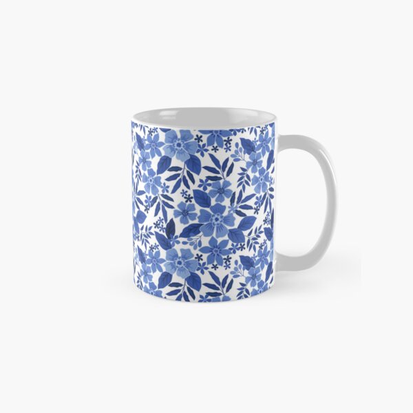 Item preview, Midnight Blossom: Sapphire Floral Harmony designed and sold by RuyaFab.
