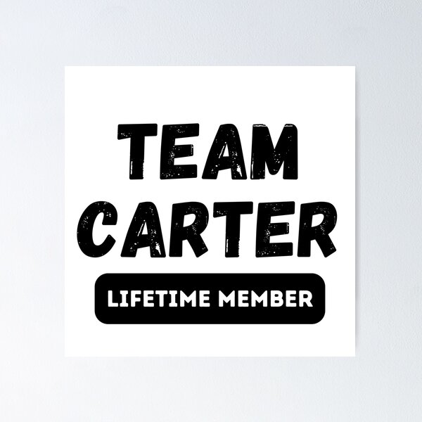 Item preview, Team CARTER Lifetime member family gift designed and sold by IssaraStudio.