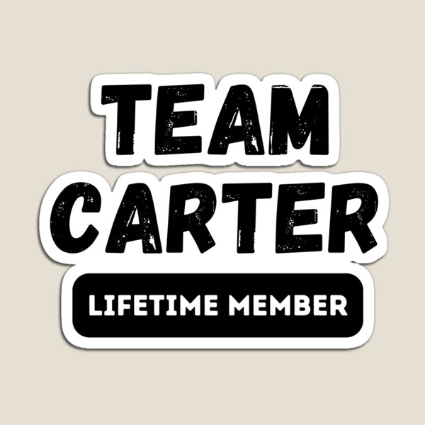 Artikelvorschau, Team CARTER Geschenk für ein lebenslanges Mitglied der Familie entworfen und verkauft von IssaraStudio.