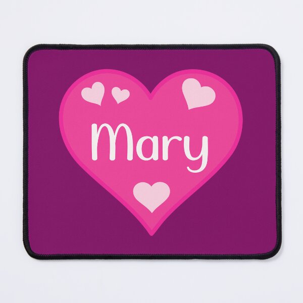 Item preview, Mary Name Pink Heart designed and sold by Jeallan Designs.