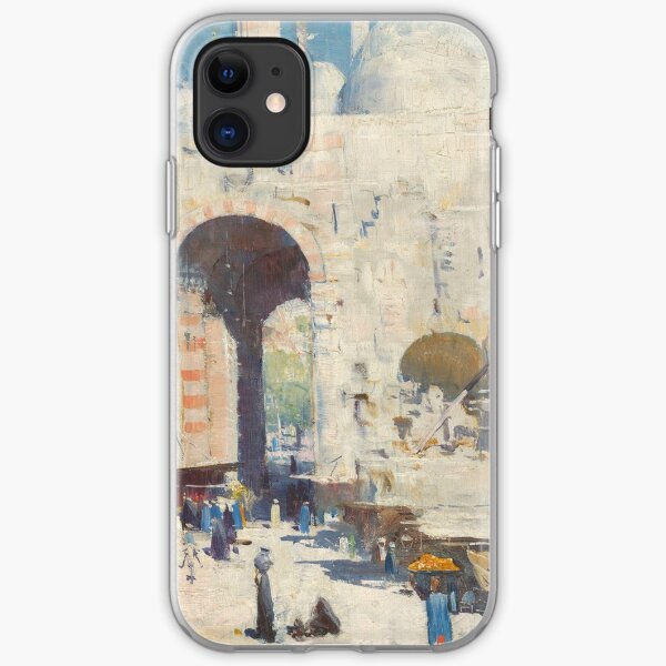 Cairo Street by Arthur Streeton iPhone Soft Case