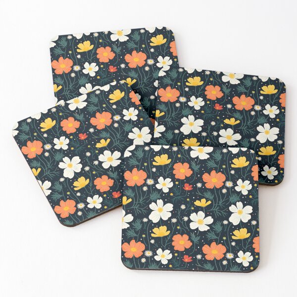 Item preview, Cosmos flowers designed and sold by MidArtForge.