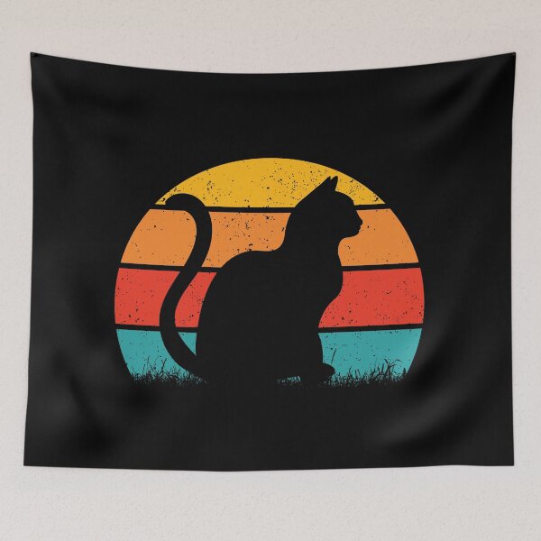 Item preview, Sunset Side Cat Silhouette designed and sold by Noverda Nawarizka Prabowo.