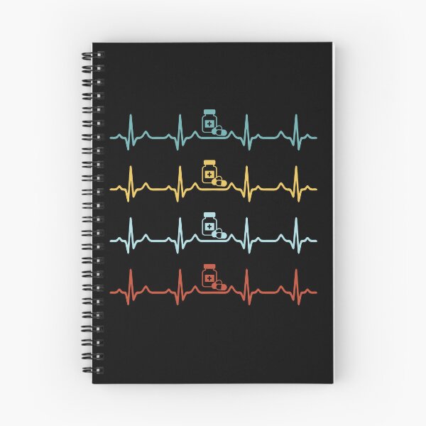 Item preview, Pharmacy with Heartbeat, Pharmacy Tech Gift, Medical Student, Pharmacy Graduation, Healthcare Worker designed and sold by behindthefacts.
