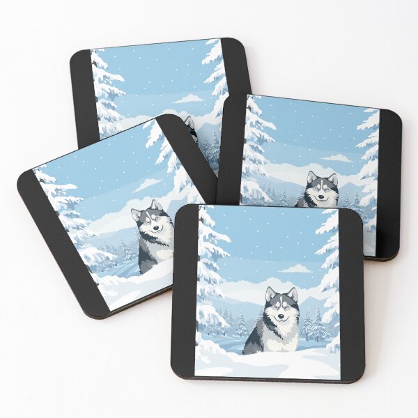 Item preview, Siberian Husky In The Snow designed and sold by SallieIrma.