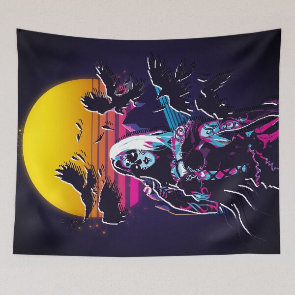 Item preview, Death Must Die - Mort *80s retro* designed and sold by MyRetroArt.