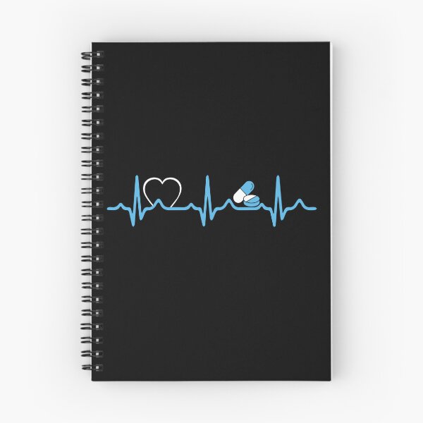 Item preview, Pharmacy with Heartbeat, Pharmacy Tech Gift, Medical Student, Pharmacy Graduation, Healthcare Worker designed and sold by behindthefacts.
