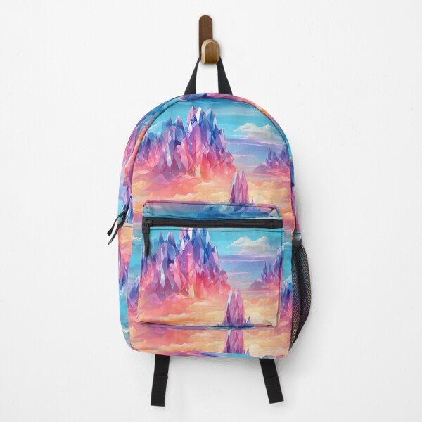 Item preview, Fantasy magical crystal mountains in the clouds designed and sold by NikkofTime.