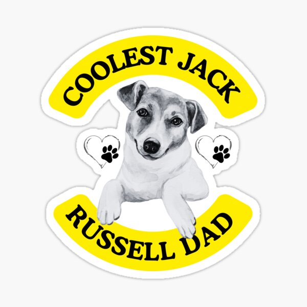 Item preview, coolest jack russel lover quote, jack Russell dad designed and sold by LILY ROSE.