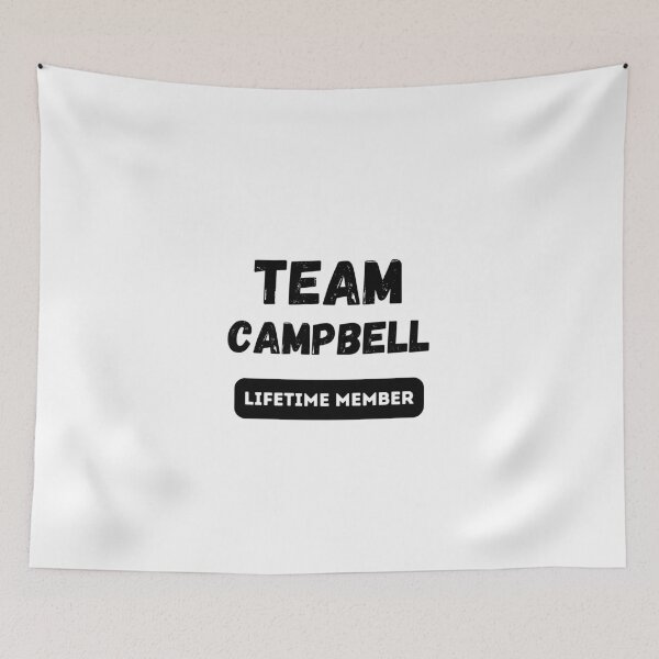 Item preview, Team CAMPBELL Lifetime member family gift designed and sold by IssaraStudio.