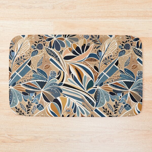 Item preview, Abstract Folk Floral Boho seamless Motif designed and sold by wolfer21.