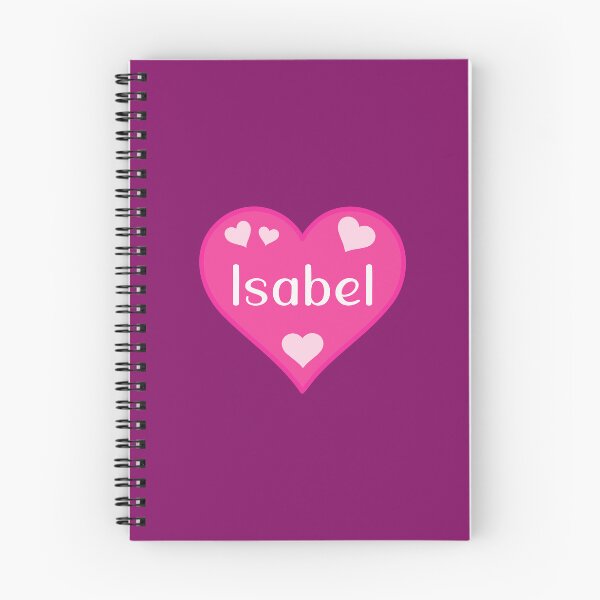 Item preview, Isabel Name Pink Heart  designed and sold by Jeallan Designs.