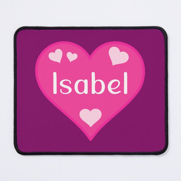 Item preview, Isabel Name Pink Heart  designed and sold by Jeallan Designs.