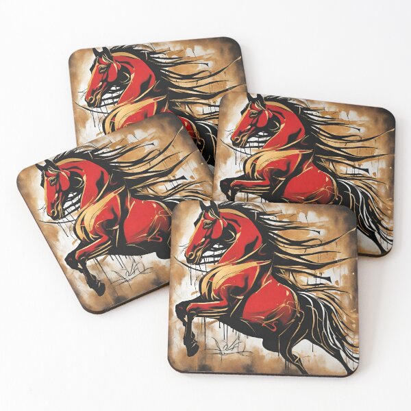 Item preview, Red horse designed and sold by StyleSketch.