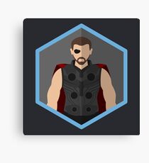God of Thunder Icon Canvas Print