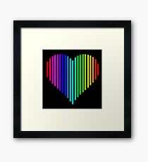 Techno Love Framed Print
