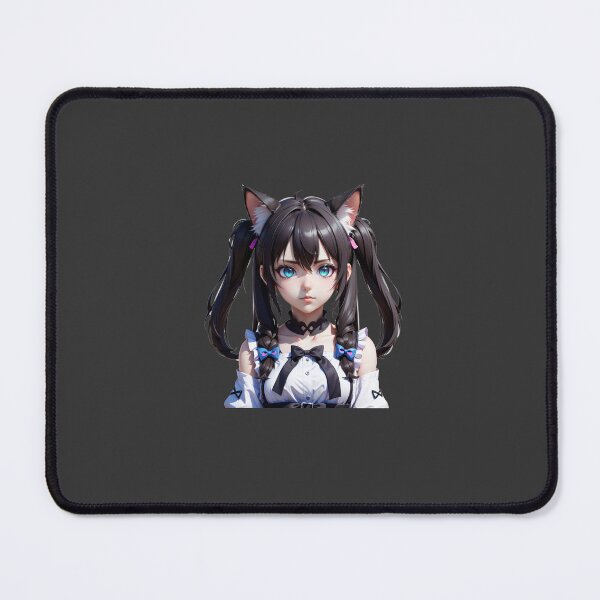 Item preview, 2D Cat-Eared Cute expressionless Girl designed and sold by SleeeepyStudio.