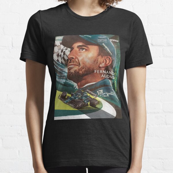 Fernando Alonso 100 F1 Podiums Vintage Essential T-Shirt