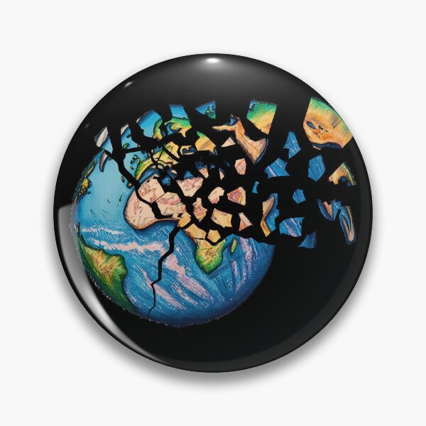 Item preview, Planet Earth is falling apart. designed and sold by ArtDaily67.