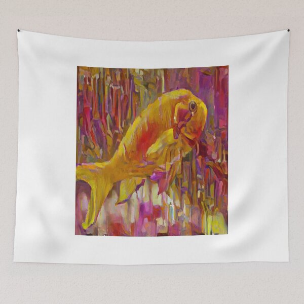 Item preview, Gold Fish In The Sea designed and sold by adelineyeohp.