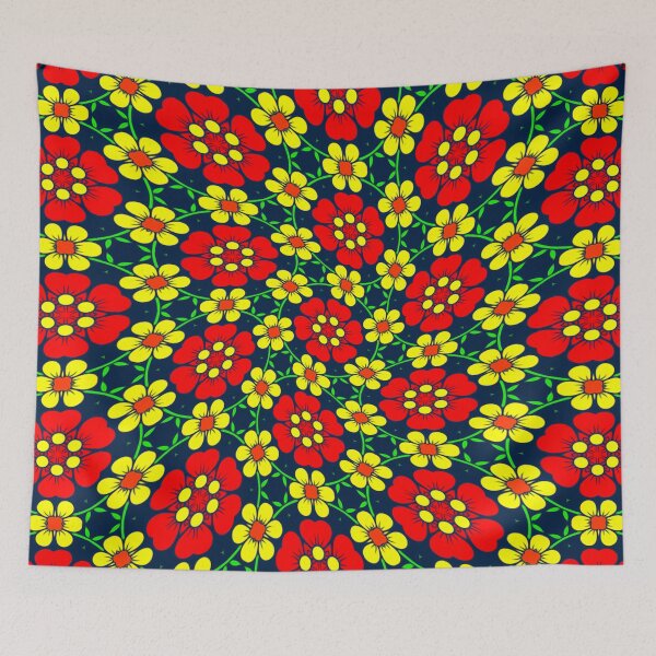 Item preview, Colorful Flowers Background designed and sold by Patternflower.