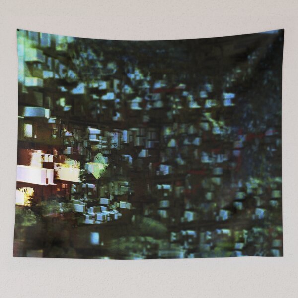 Item preview, Abstract city geometric digital painting designed and sold by christianmuller.