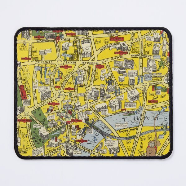 Item preview, London Map 1930 designed and sold by colourfind.