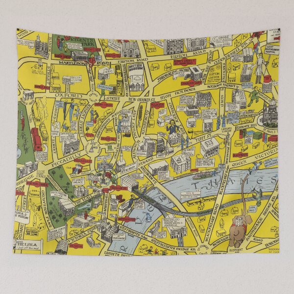 Item preview, London Map 1930 designed and sold by colourfind.