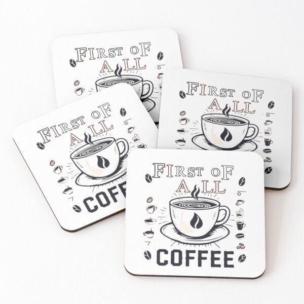 Item preview, First Of ALL COFFEE designed and sold by bkbh.