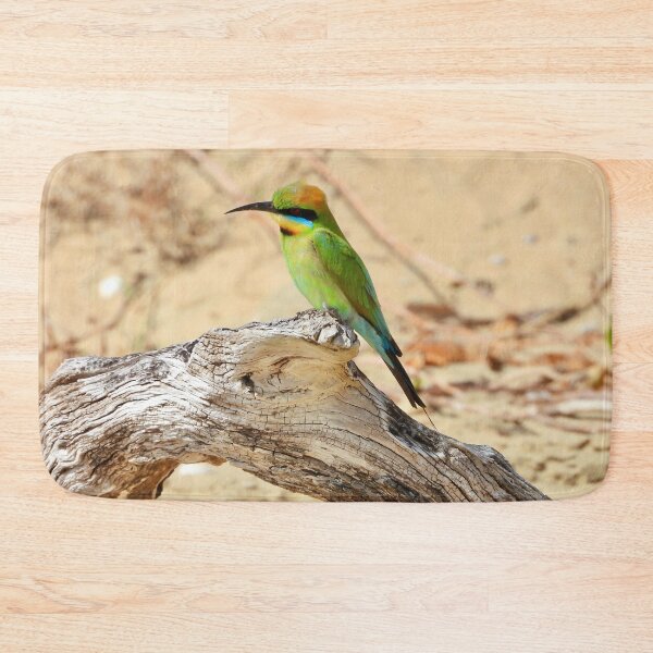 Item preview, Rainbow bee-eater resting on the beach designed and sold by Mark Grimsley.