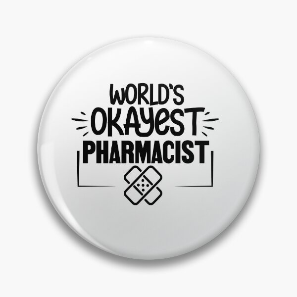 Item preview, World’s Okayest Pharmacist, Pharmacy Tech Gift, Medical Student, Pharmacy Graduation, Healthcare Worker designed and sold by behindthefacts.