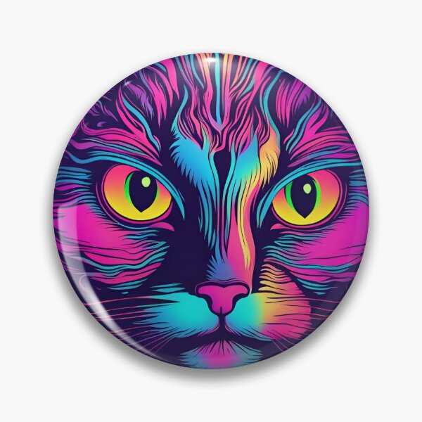 Item preview, Psychedelic Cat designed and sold by PC-artist.