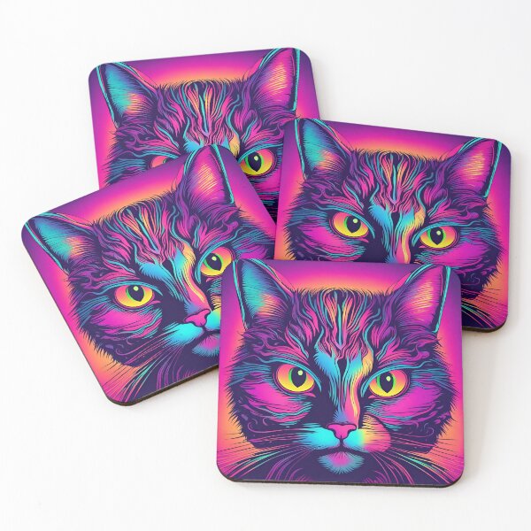 Item preview, Psychedelic Cat designed and sold by PC-artist.