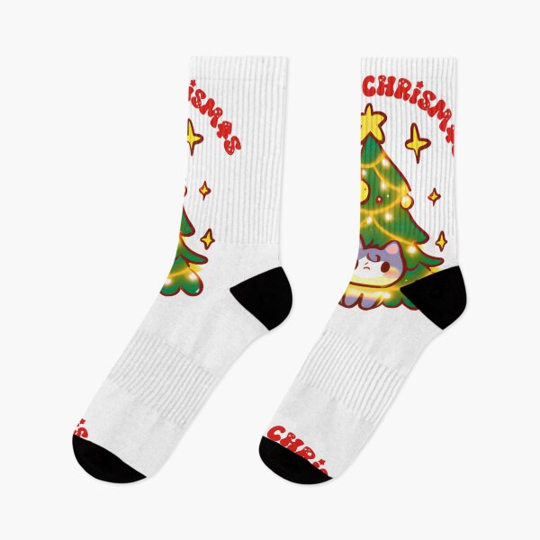 Item preview, Cute Chrismas Tree with Cat designed and sold by Hexan.