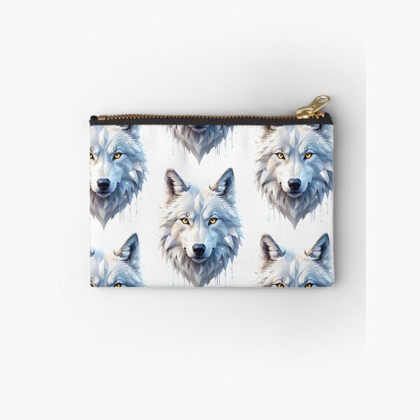 Item preview,  "Arctic Majesty: Snowy Wolf Illustration" designed and sold by ArtistKunal123.