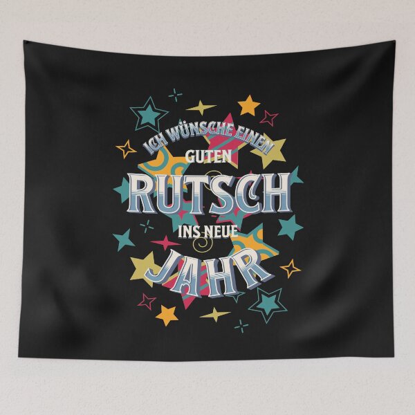 Artikelvorschau, Ich wünsche einen guten Rutsch ins neue Jahr. Design mit Spruch - Glückwünsche entworfen und verkauft von Pflugart.