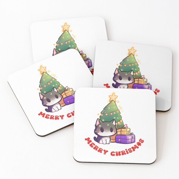 Item preview, Cute Chrismas Tree with Cat designed and sold by Hexan.