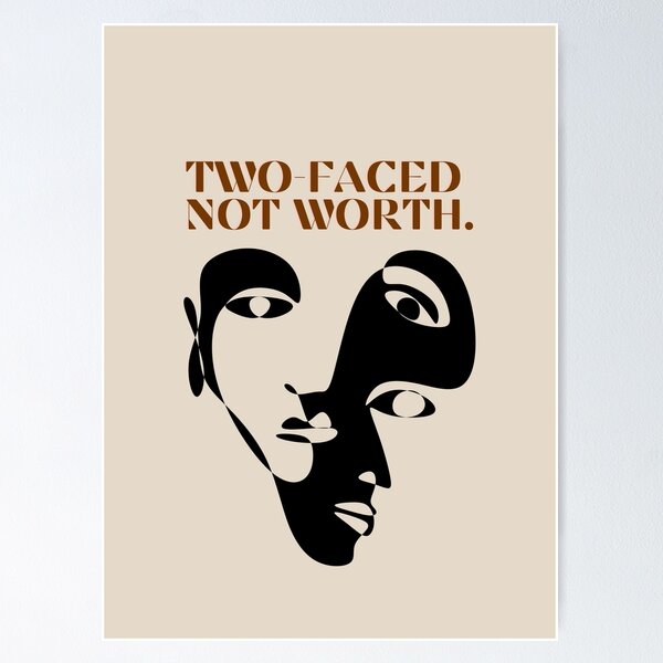 Two Face Posters for Sale