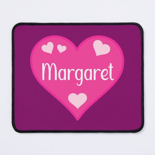Item preview, Margaret Name Pink Heart designed and sold by Jeallan Designs.