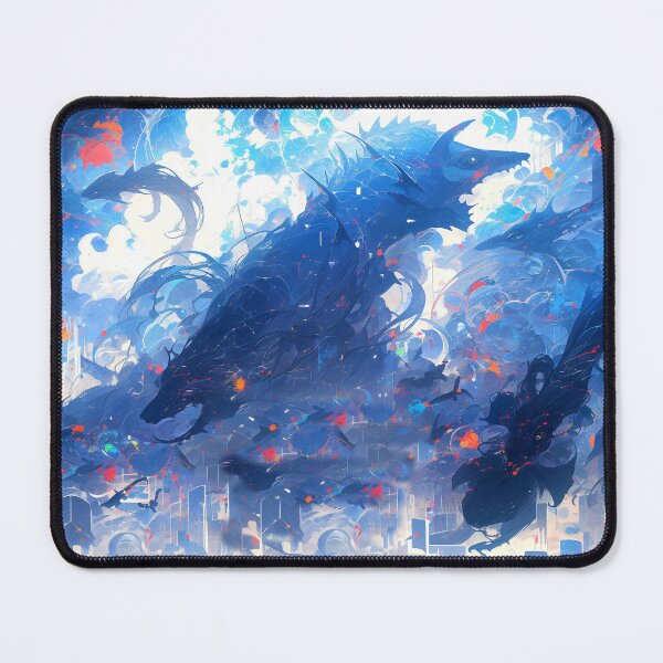 Item preview, An abstract painting filled with vibrant colors, swirls, and bold brushstrokes, capturing the explosion of creative ideas. designed and sold by Gabi.Media.