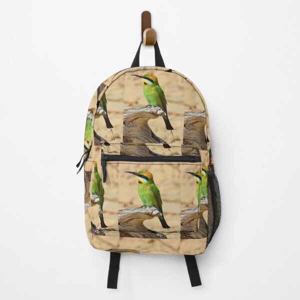 Item preview, Rainbow bee-eater on beach log designed and sold by Mark Grimsley.