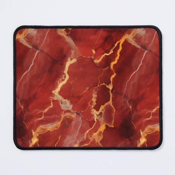Item preview, Red and Gold Seamless Repeating Marble Tile Pattern designed and sold by PeteRascal.