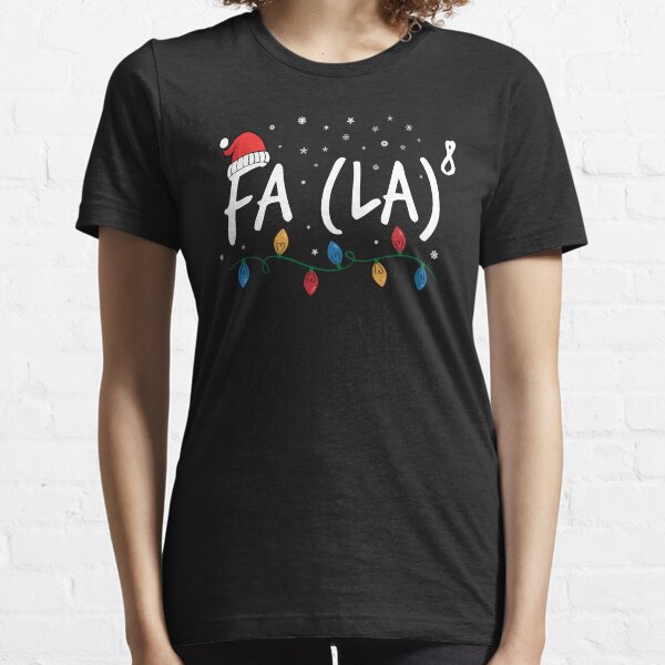 Item preview, fa la 8 christmas math teacher santa hat funny xmas designed and sold by Peopleofculture.