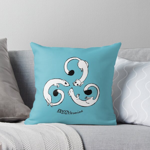 Item preview, Breton design BREIZHermine: ermines in the shape of a triskell designed and sold by Artabbydesign.