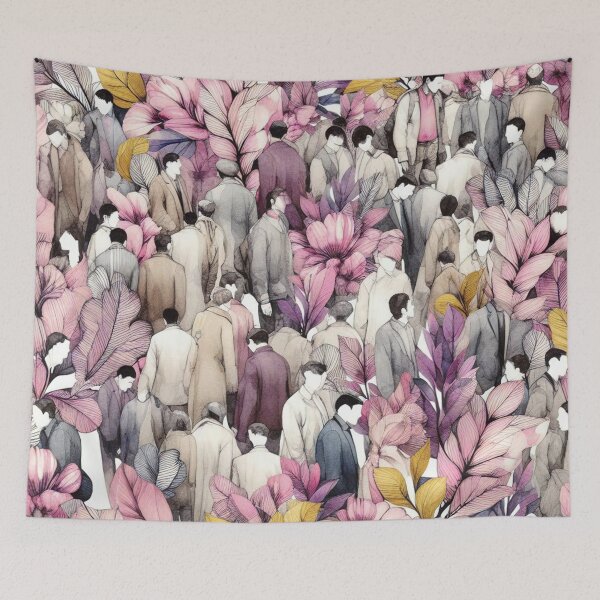 Item preview, Lila Flower Population designed and sold by tipitoes.