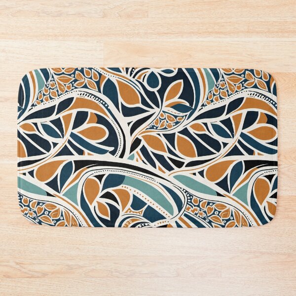 Item preview,  Abstract Leaves Floral seamless Pattern designed and sold by wolfer21.