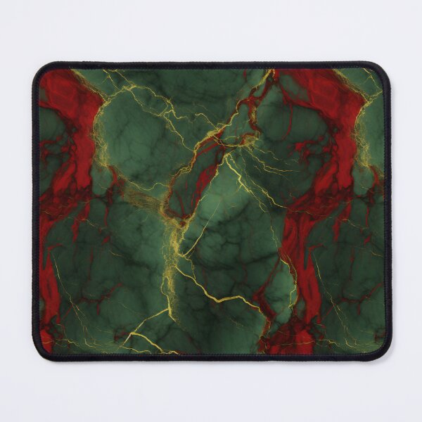 Item preview, Green, Red and Gold Seamless Repeating Marble Pattern designed and sold by PeteRascal.