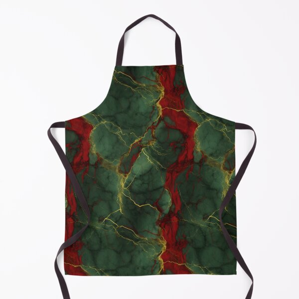 Item preview, Green, Red and Gold Seamless Repeating Marble Pattern designed and sold by PeteRascal.